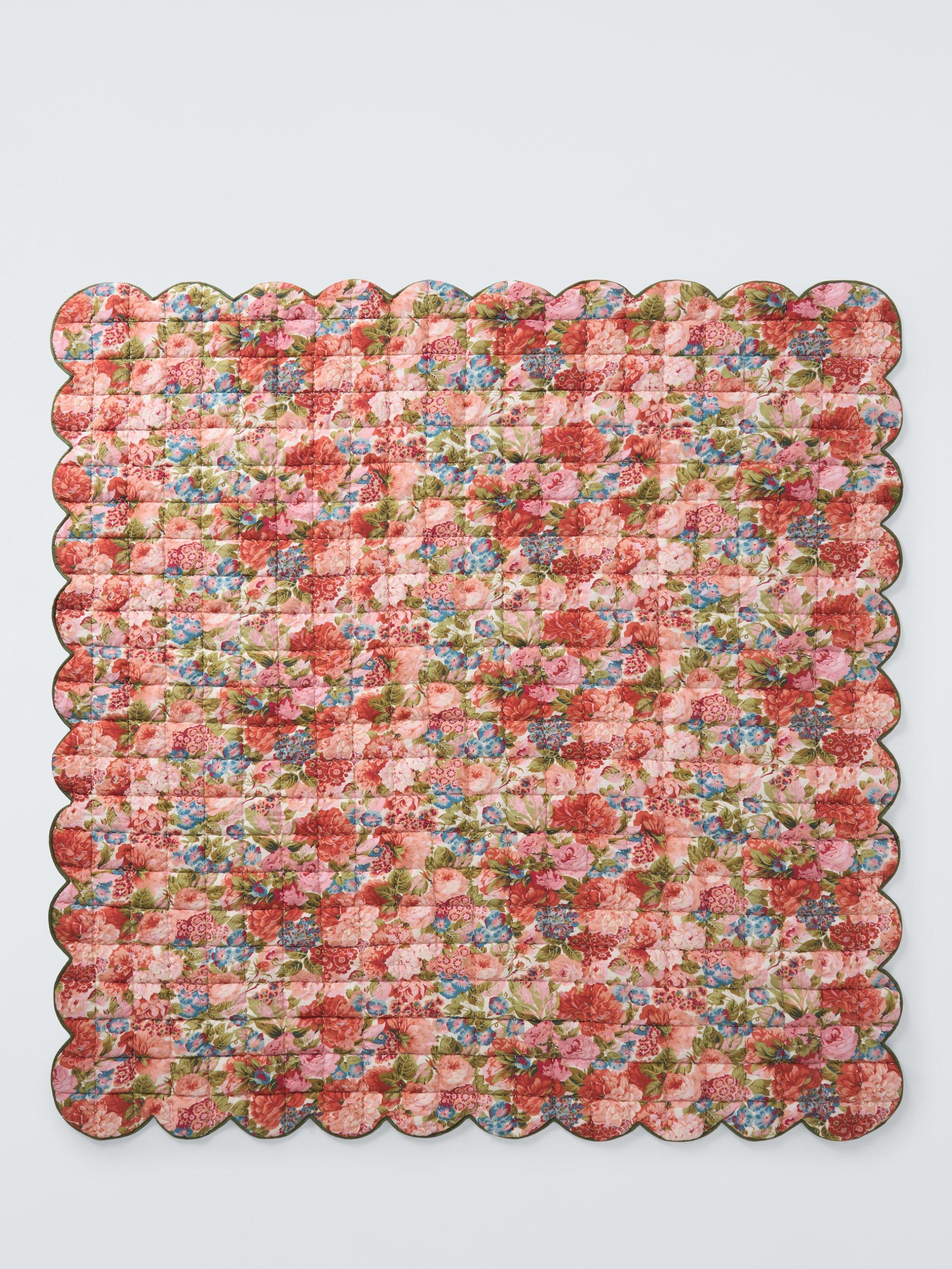John Lewis x Sanderson Rose & Peony bedspread 220x200cm (British brand)