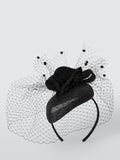 John Lewis Ambrose beret fascinator with veil, imported from the UK