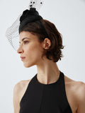 John Lewis Ambrose beret fascinator with veil, imported from the UK
