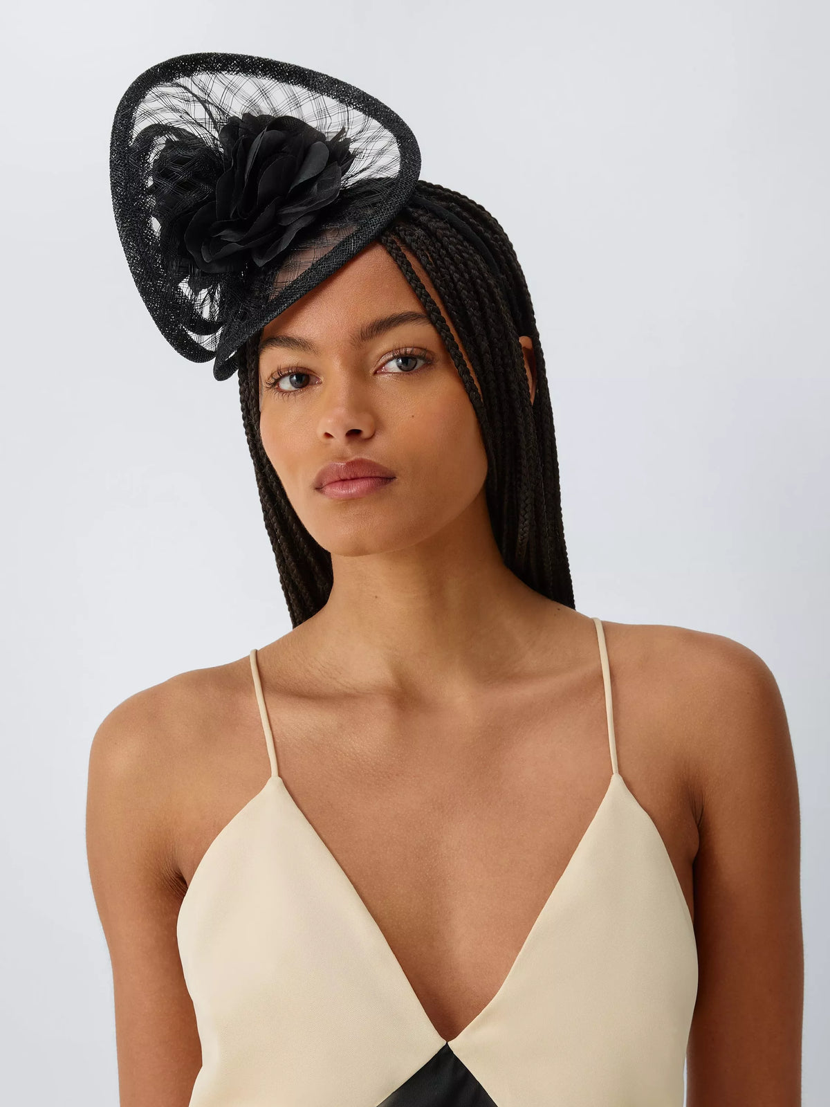 John Lewis Darcia Crosshatch fascinator - British product
