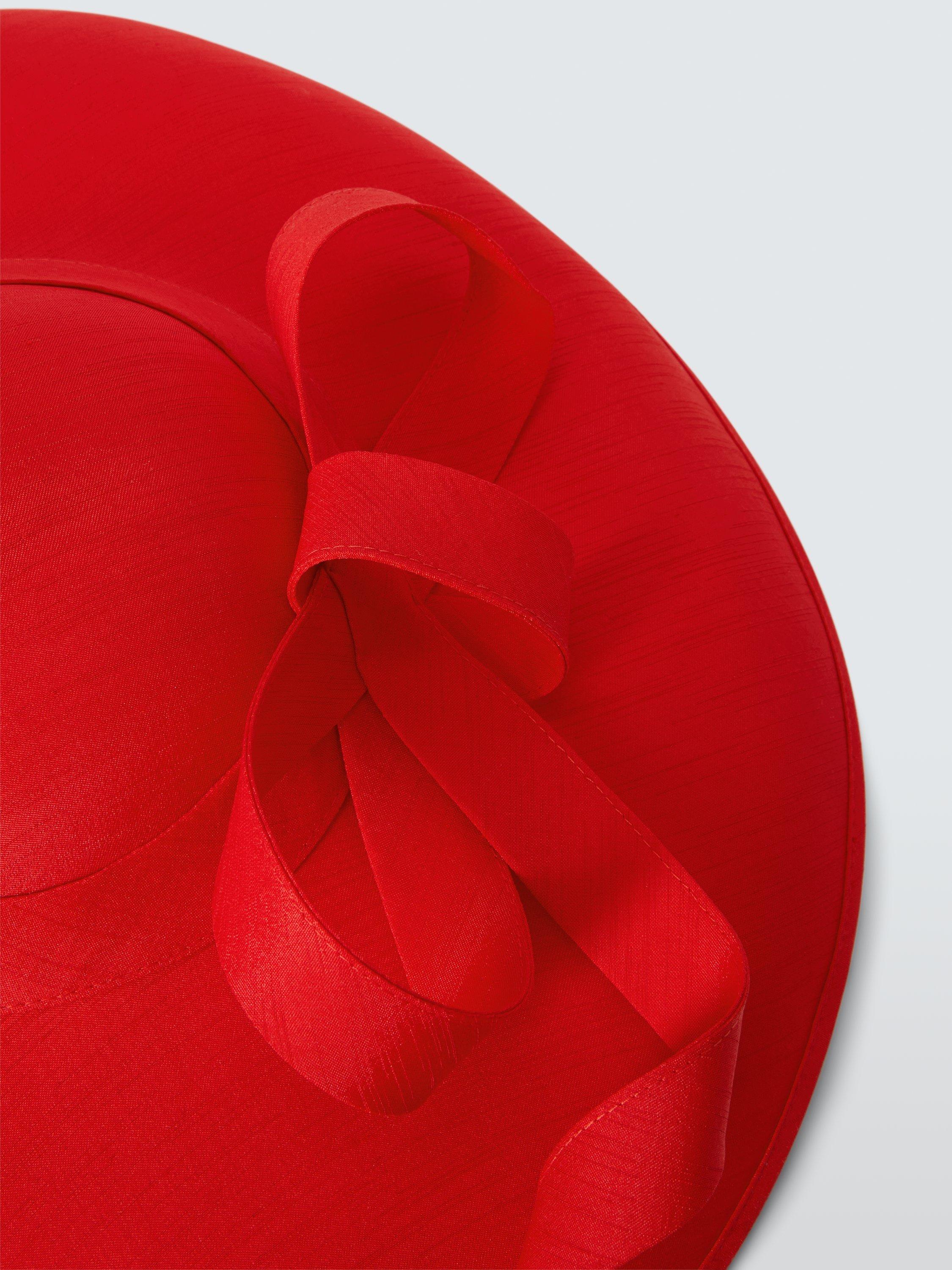 John Lewis red downward brim hat - British product