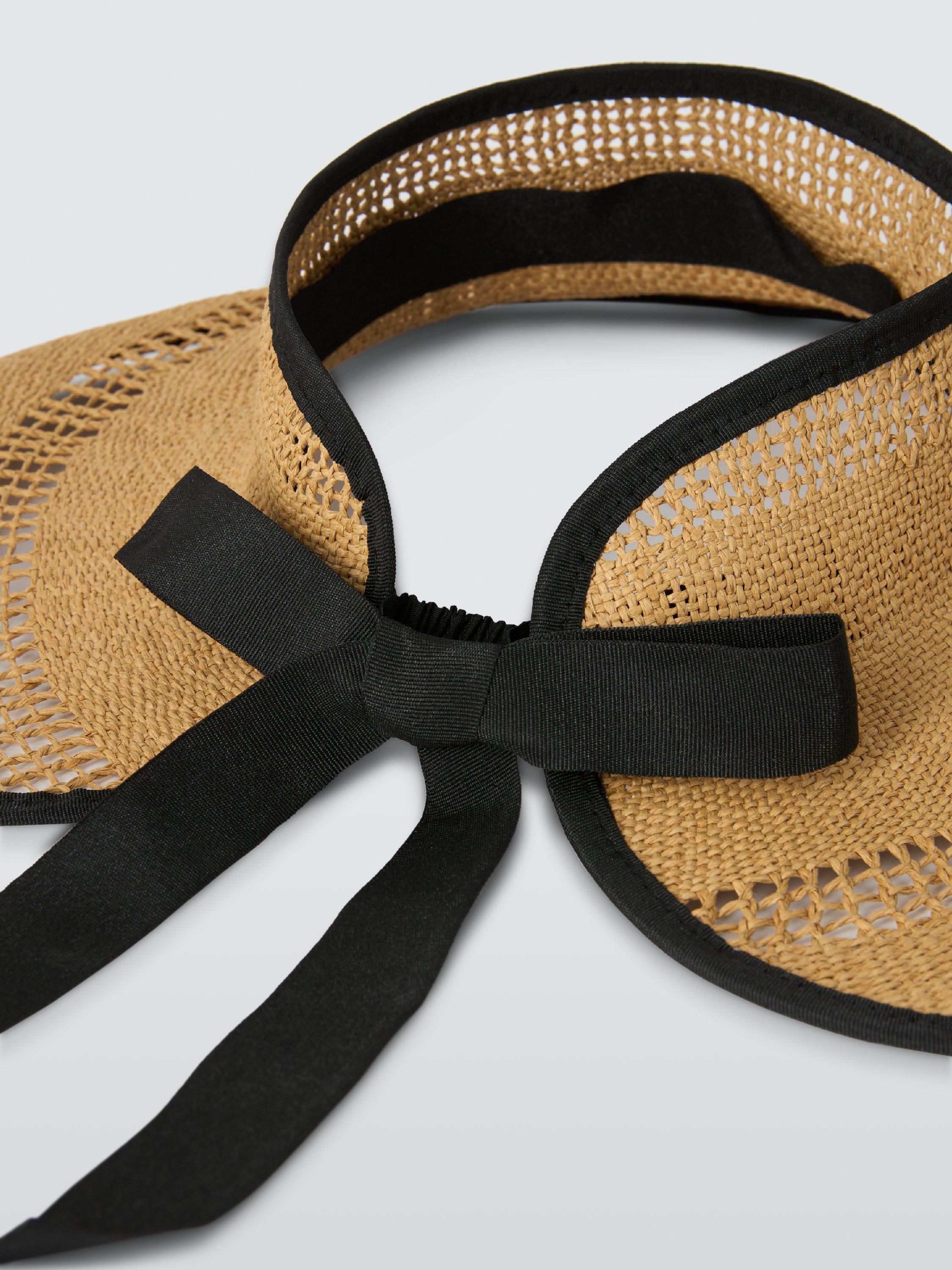 John Lewis wide brim visor made from natural fibres (British brand)