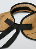 John Lewis wide brim visor made from natural fibres (British brand)