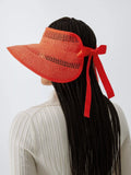 John Lewis wide brim visor made from natural fibres (British brand)