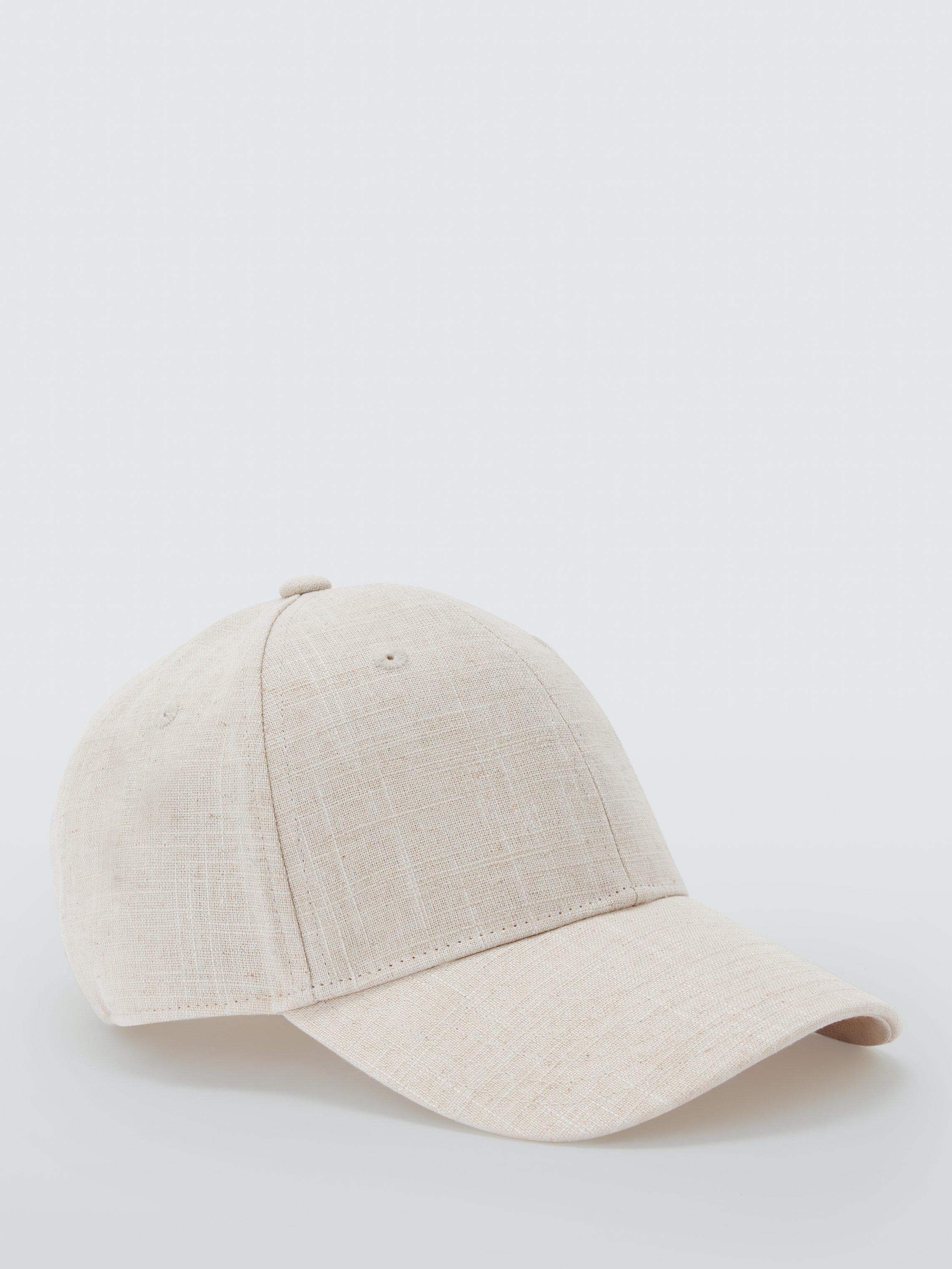John Lewis baseball cap in cotton linen blend (British brand)