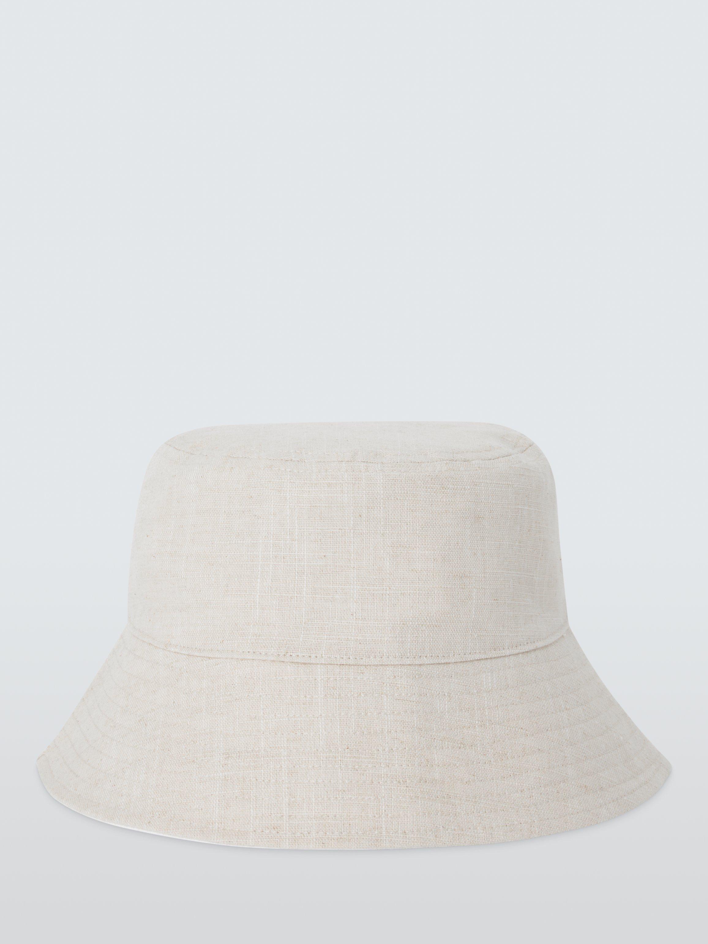 John Lewis natural reversible bucket hat, imported from the UK
