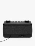 Roberts digital alarm clock radio black compact (British brand)
