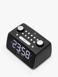 Roberts digital alarm clock radio black compact (British brand)