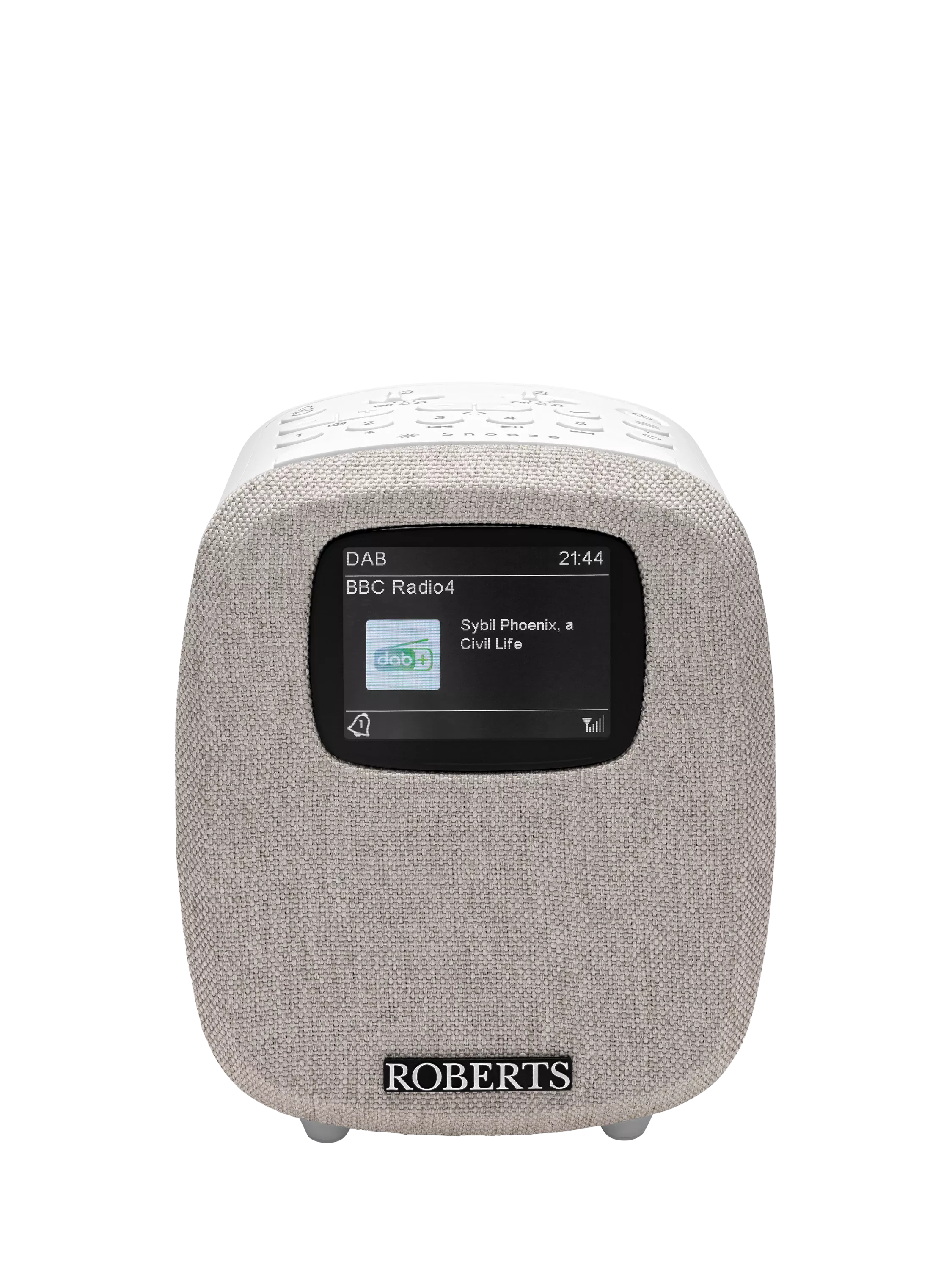 Roberts Ortus 5 digital alarm clock radio white (British brand)