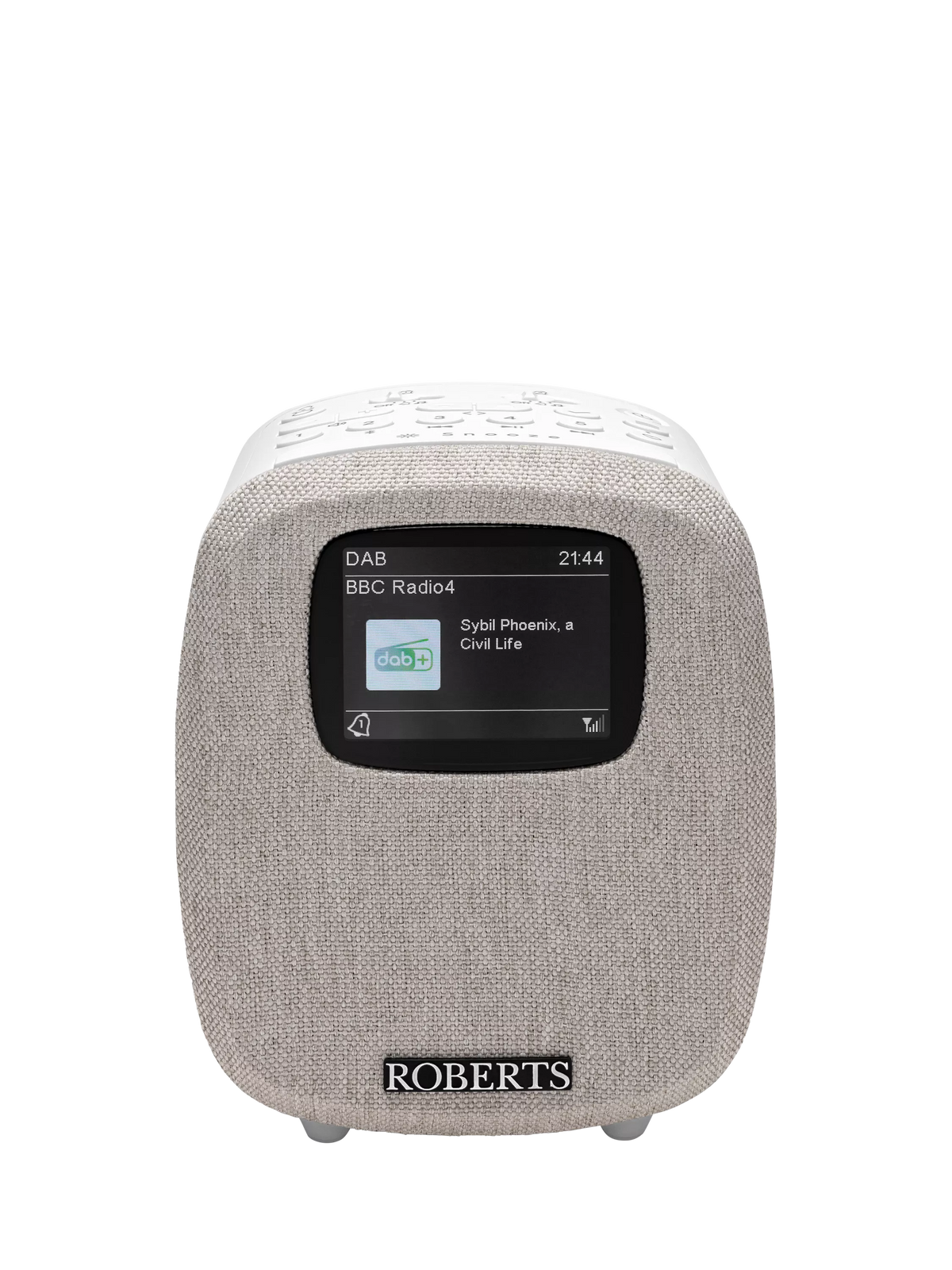 Roberts Ortus 5 digital alarm clock radio white (British brand)