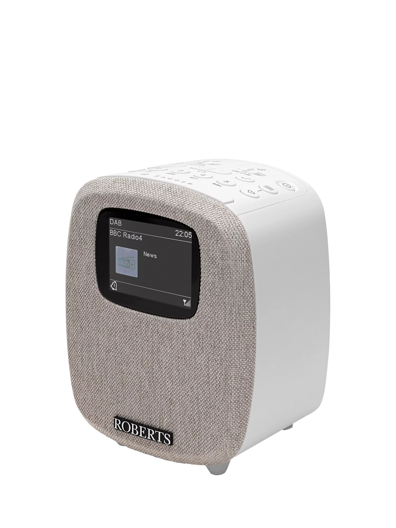 Roberts Ortus 5 digital alarm clock radio white (British brand)