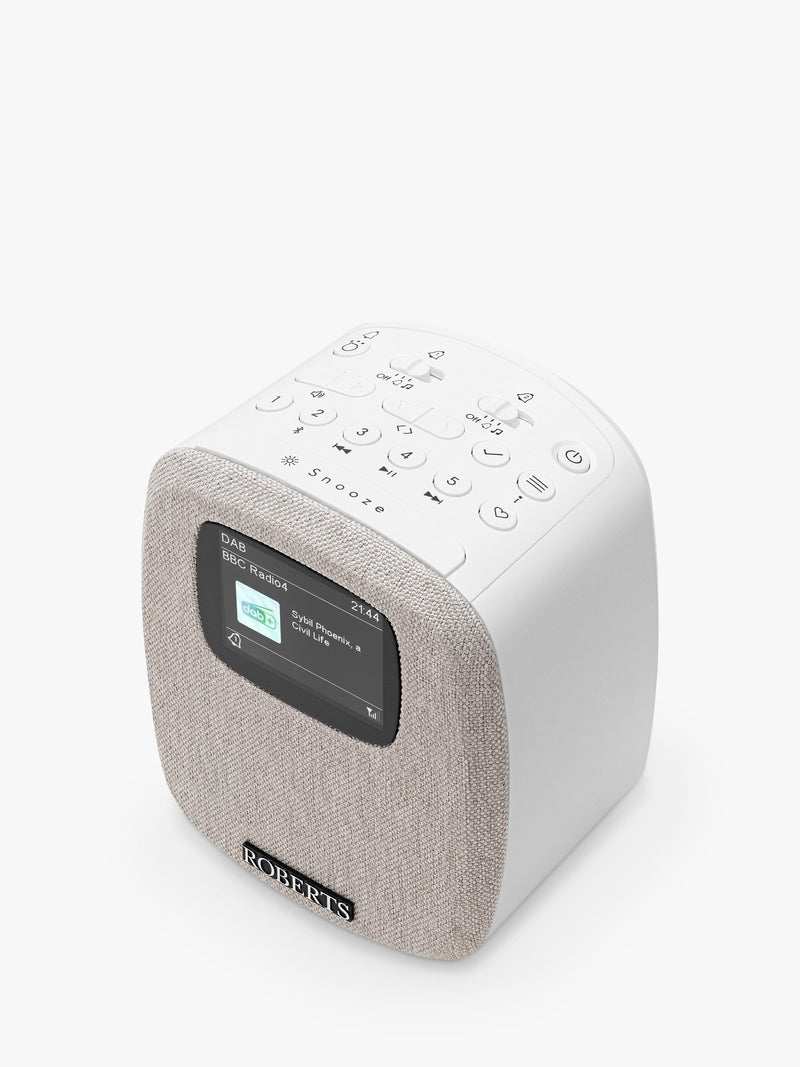 Roberts Ortus 5 digital alarm clock radio white (British brand)