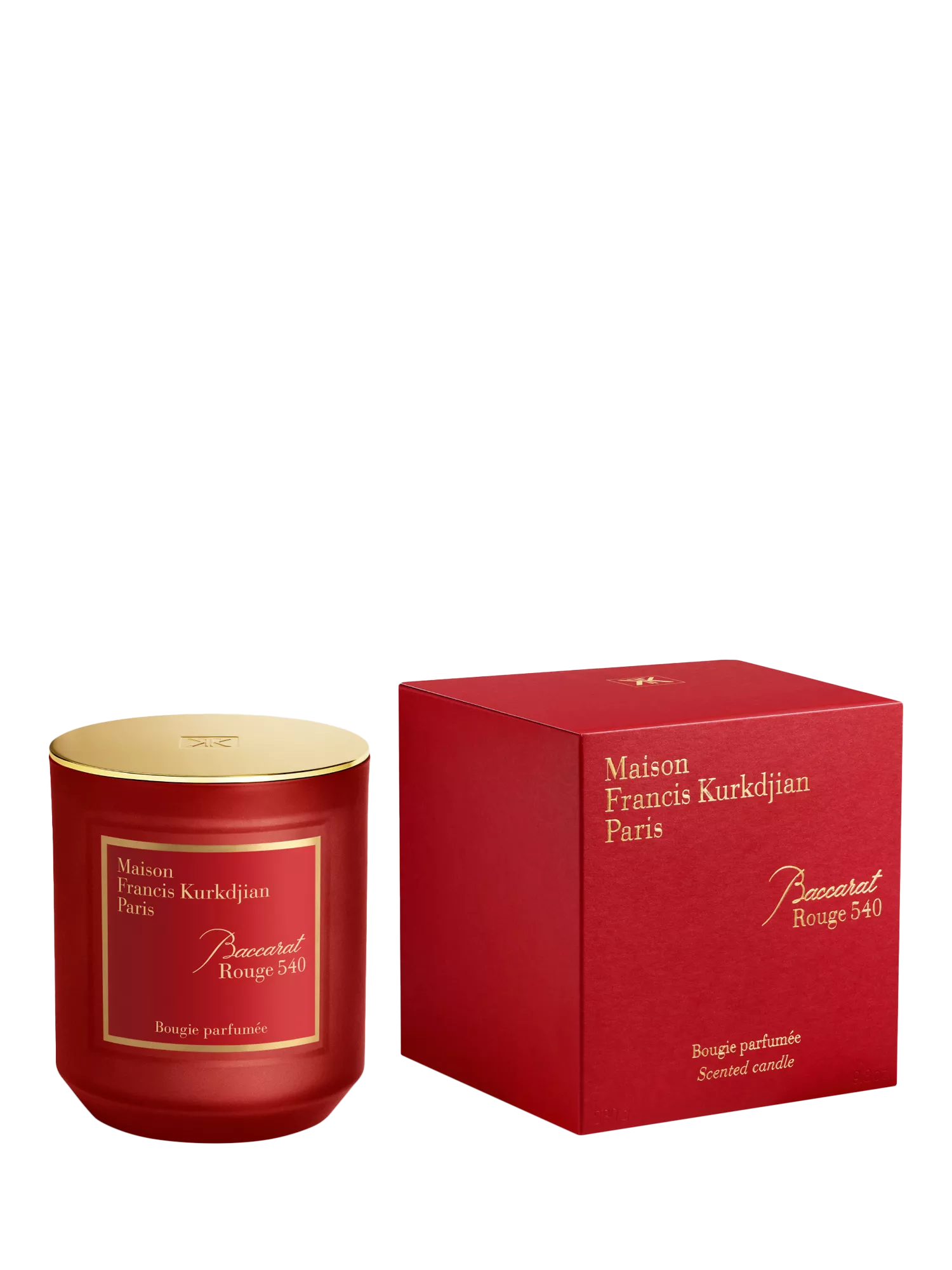Maison Francis Kurkdjian Baccarat Rouge 540 scented candle 300g, UK version