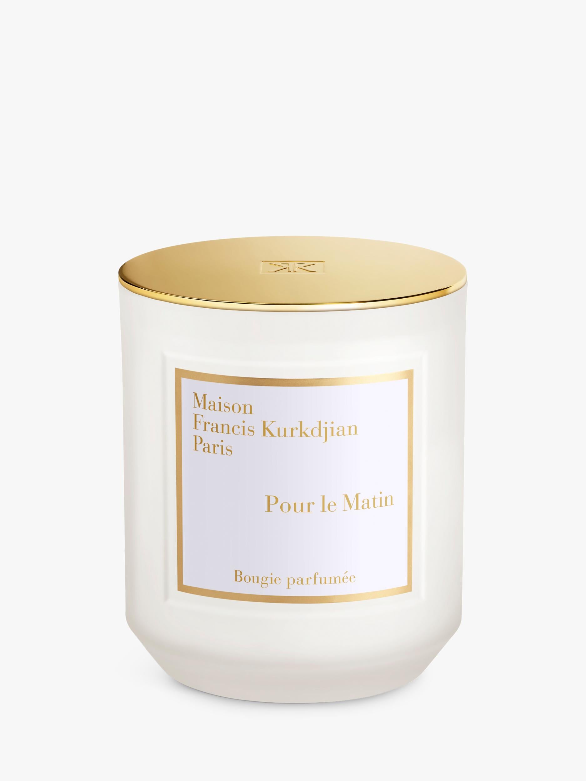 Maison Francis Kurkdjian Pour le Matin scented candle 300g, UK version