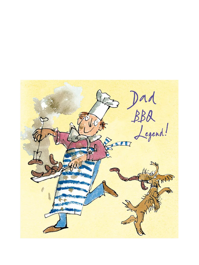 John Lewis Woodmansterne BBQ Legend Father's Day Card- Buy online at McGrocer