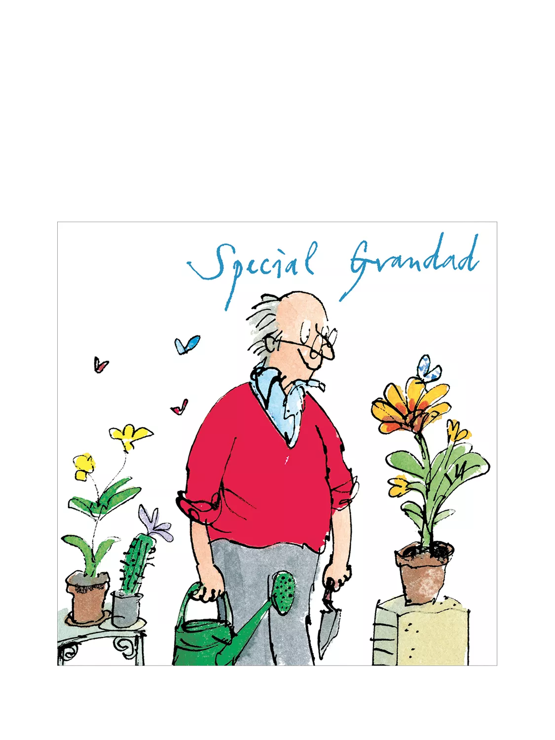 Woodmansterne Father's Day gardening card for grandad - British product