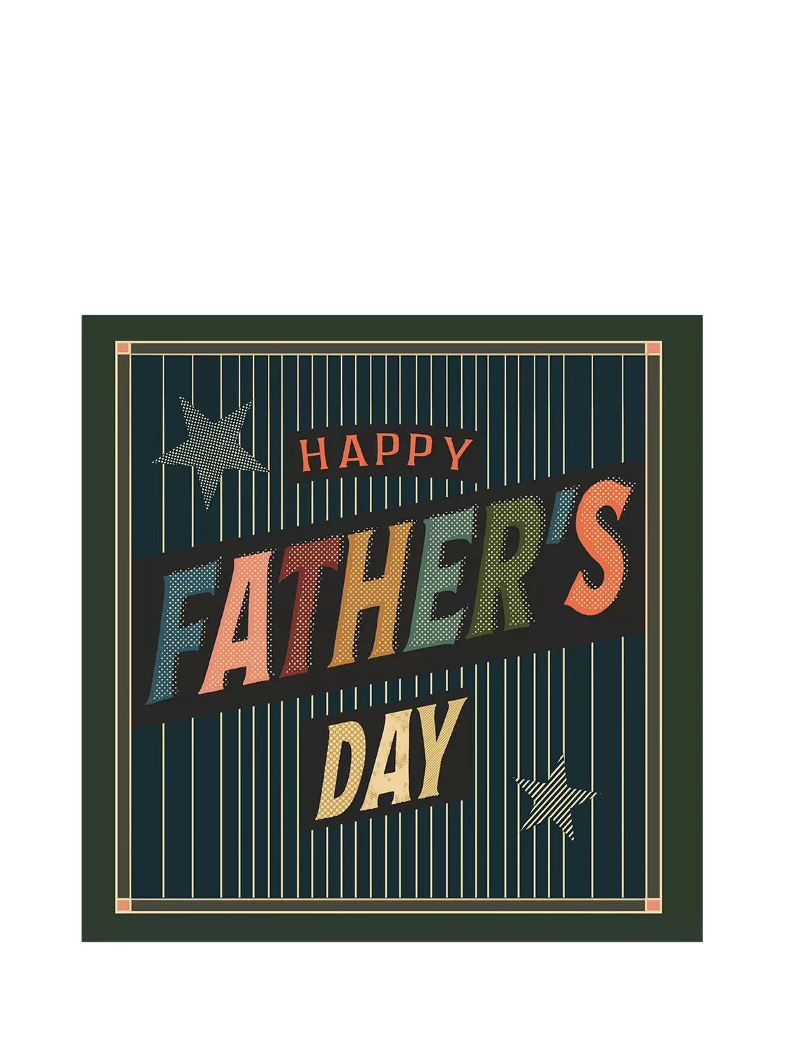 Woodmansterne Happy Father's Day card, imported from the UK