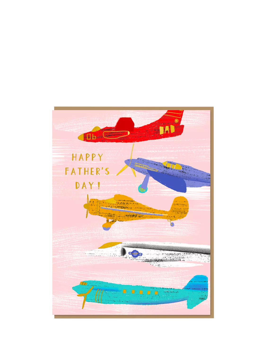 Nineteen Seventy Three Father's Day card blank inside foil - British product