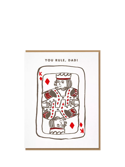John Lewis Nineteen Seventy Three King Of Diamonds Father's Day Greetings Card- Buy online at McGrocer