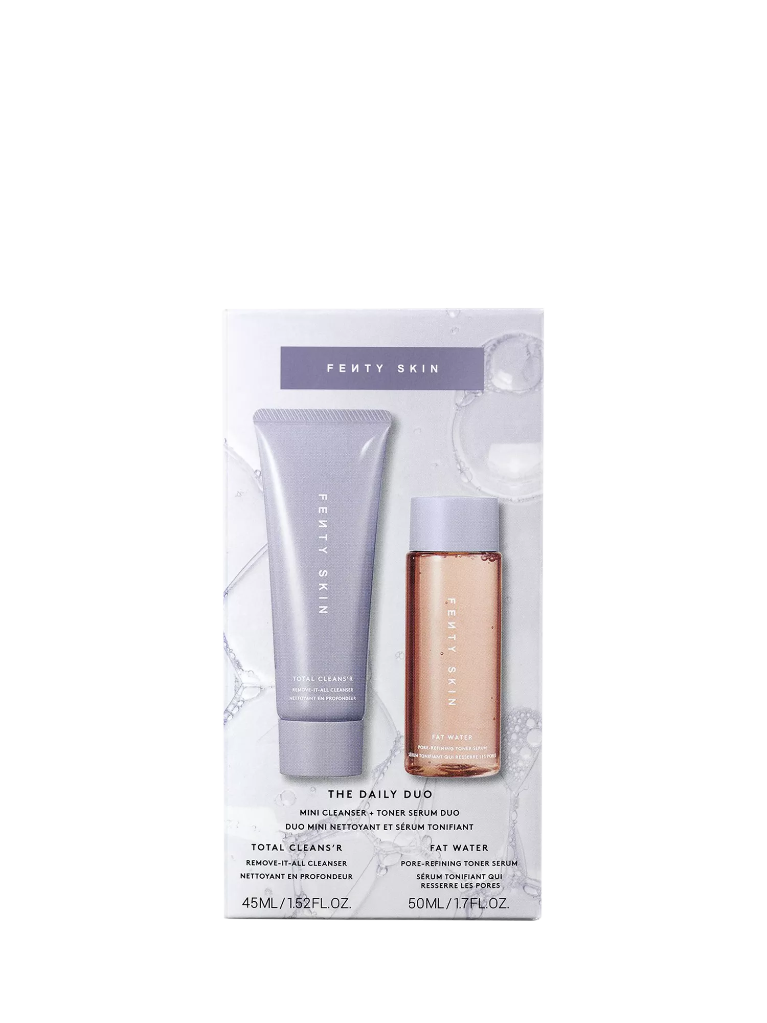 Fenty Skin Daily Duo skincare gift set mini, UK version