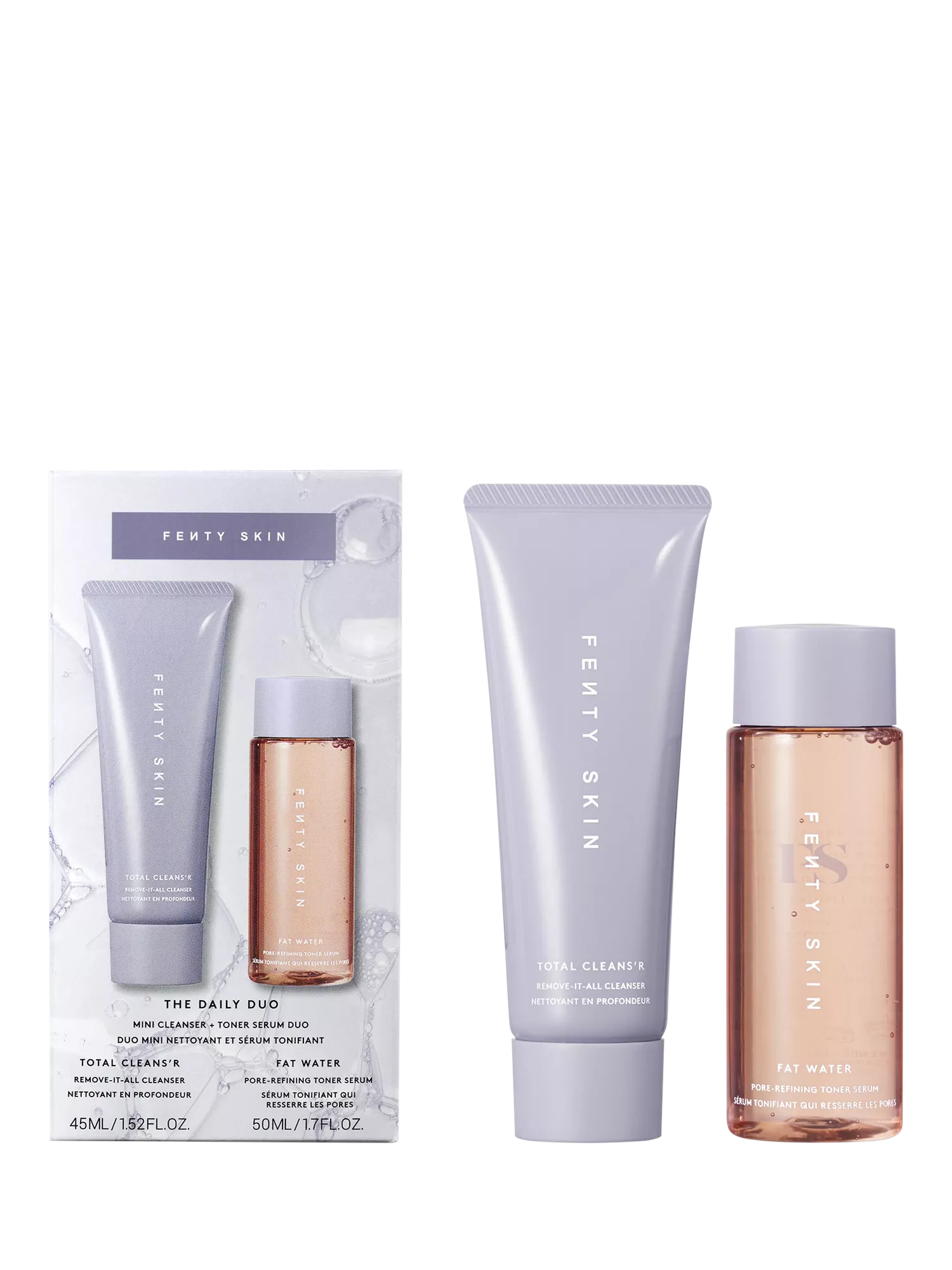 Fenty Skin Daily Duo skincare gift set mini, UK version