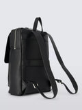 John Lewis Zurich zipped black backpack (British brand)