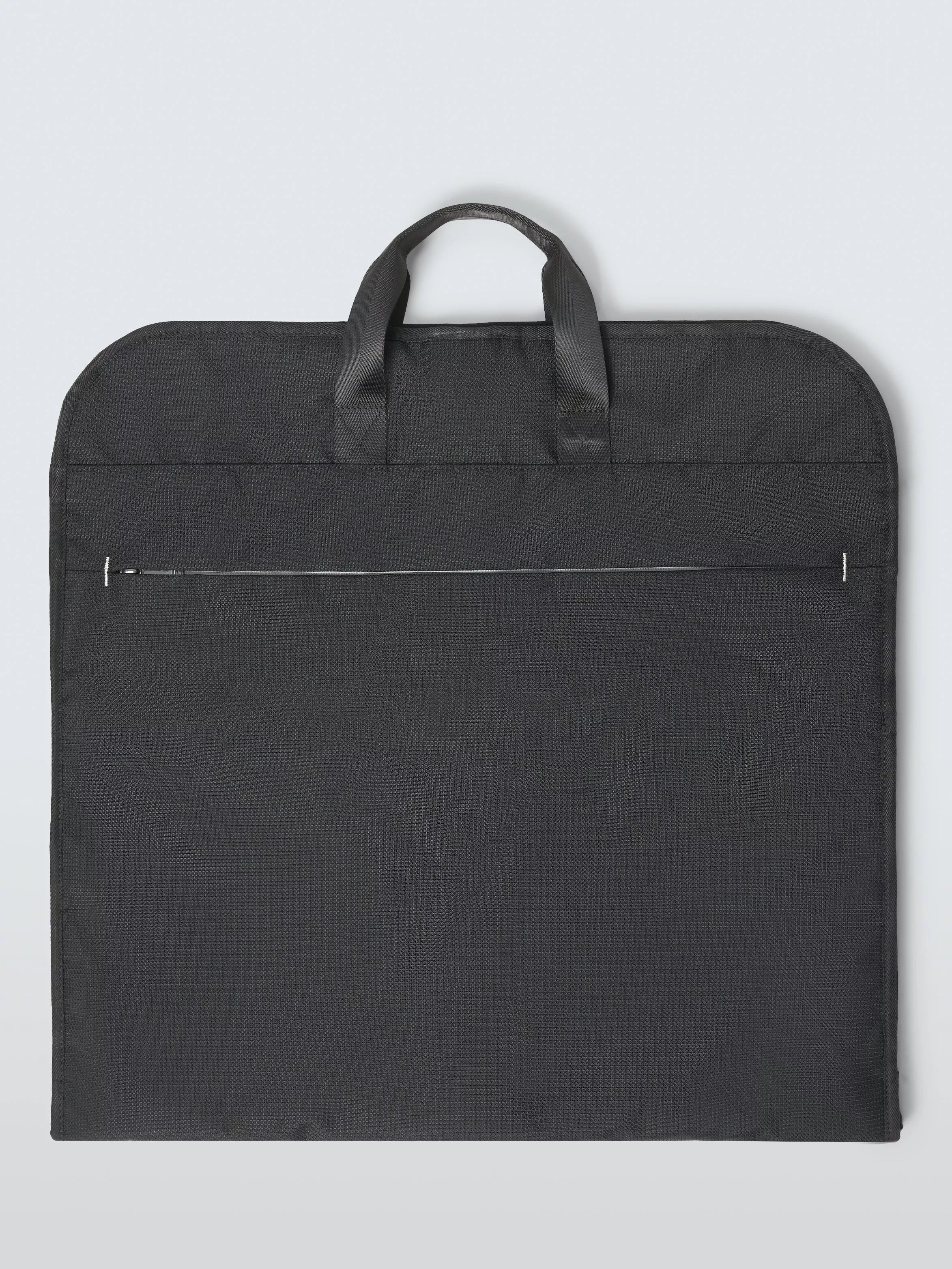 John Lewis Vienna zipped garment bag black 100% polyester (British brand)