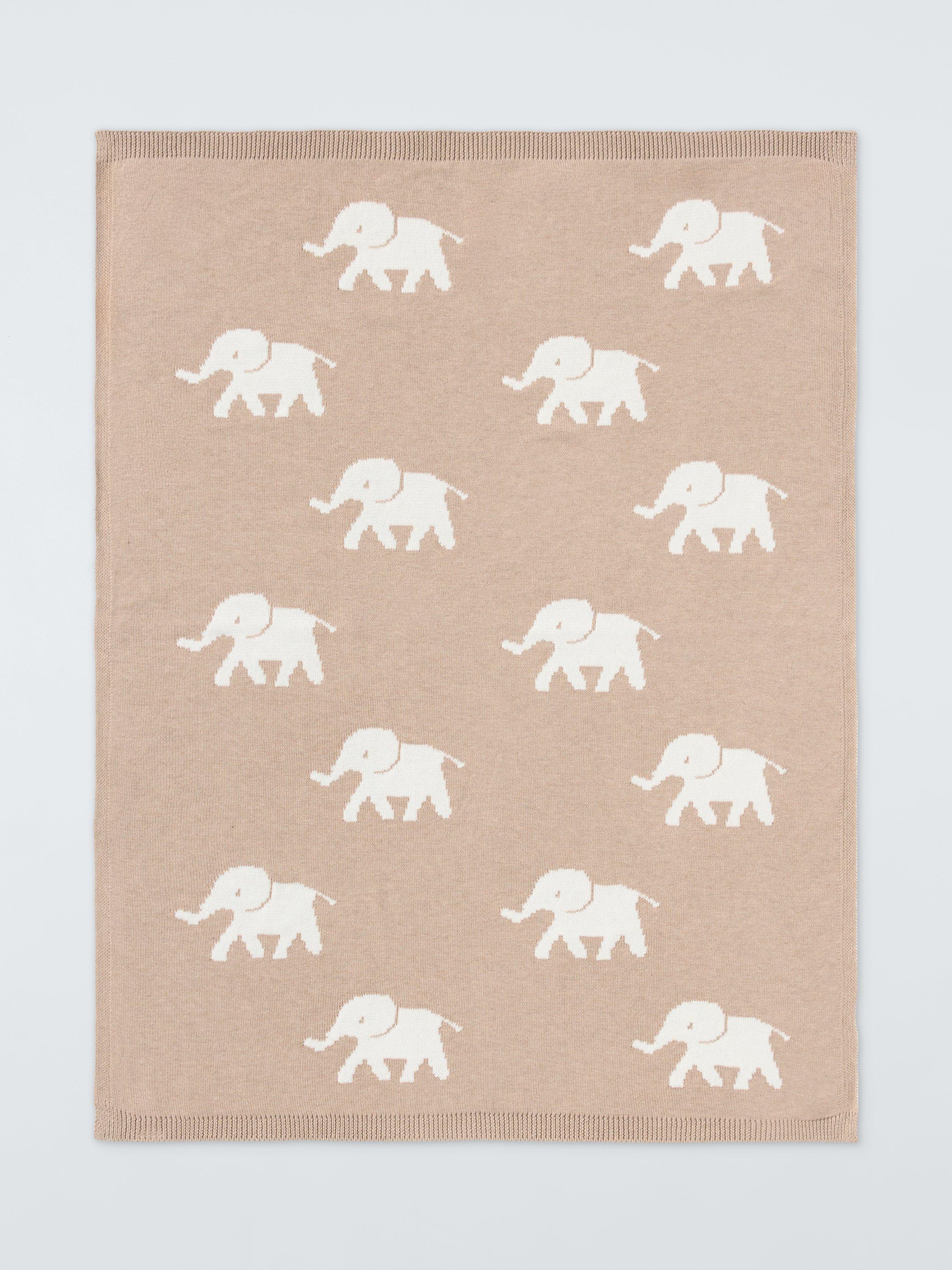 John Lewis elephant blanket 100x75cm, imported from the UK