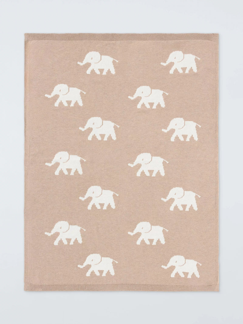 John Lewis elephant blanket 100x75cm, imported from the UK