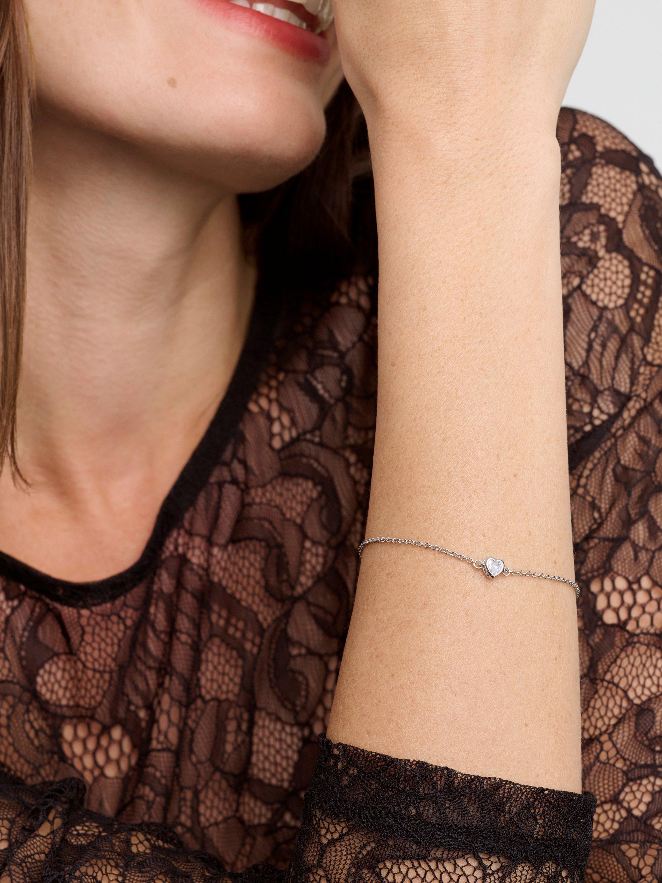 Ted Baker bracelet Halle mini crystal heart adjustable, UK version