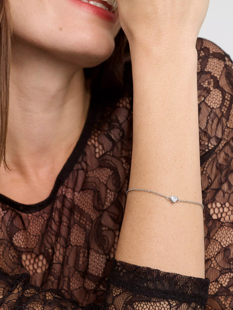 Ted Baker bracelet Halle mini crystal heart adjustable, UK version