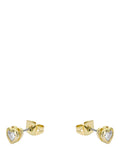 Ted Baker mini crystal heart stud earrings (British brand)