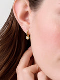 Ted Baker crystal heart huggie earrings - British product