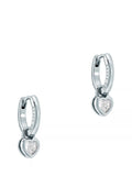 Ted Baker crystal heart huggie earrings - British product