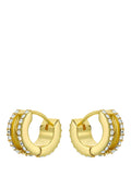 Ted Baker Rosy Crystal Roll Huggie Earrings, imported from the UK