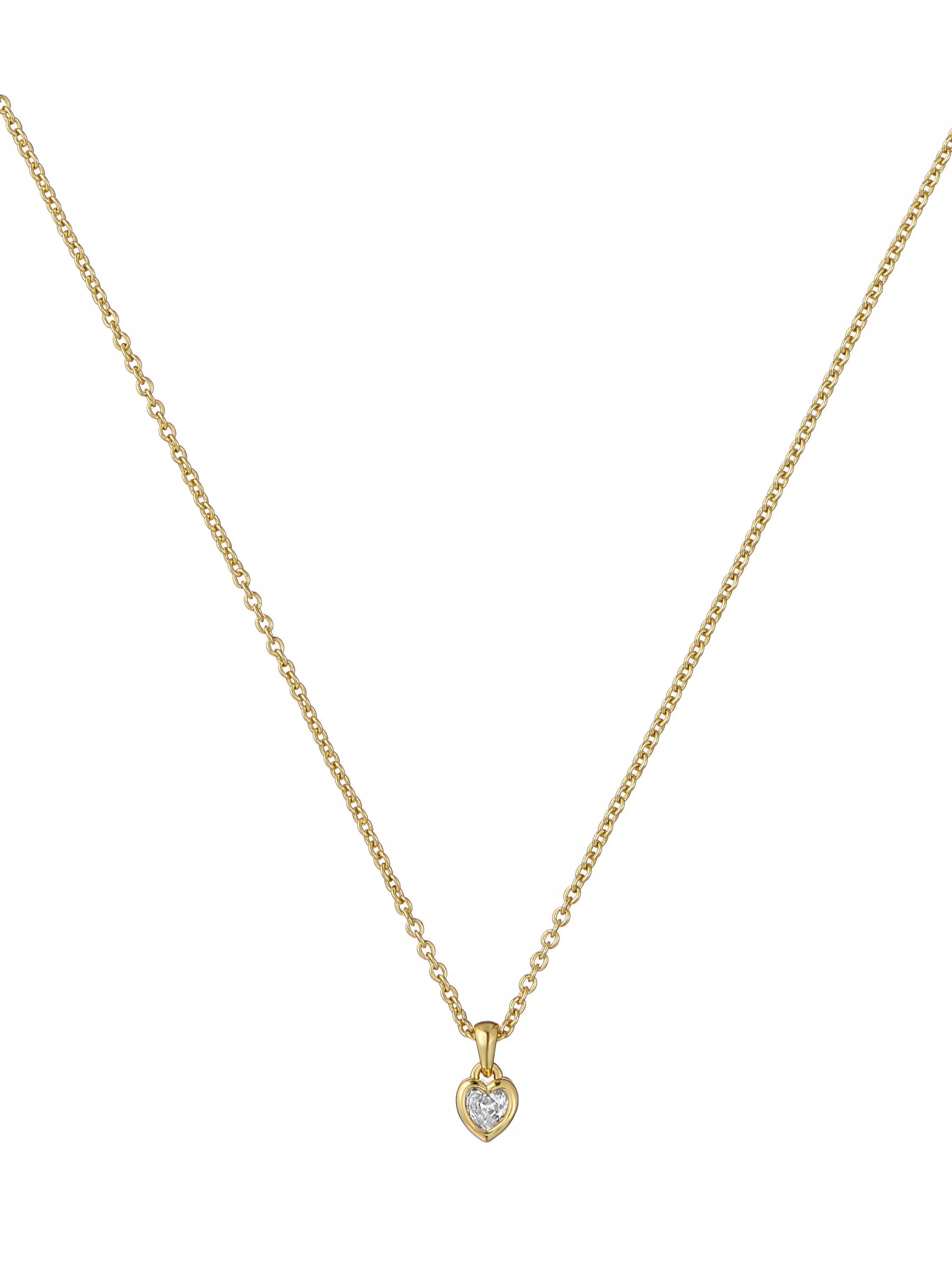 Ted Baker crystal heart pendant necklace Harlow mini - British product