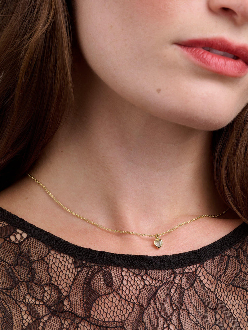 Ted Baker crystal heart pendant necklace Harlow mini - British product