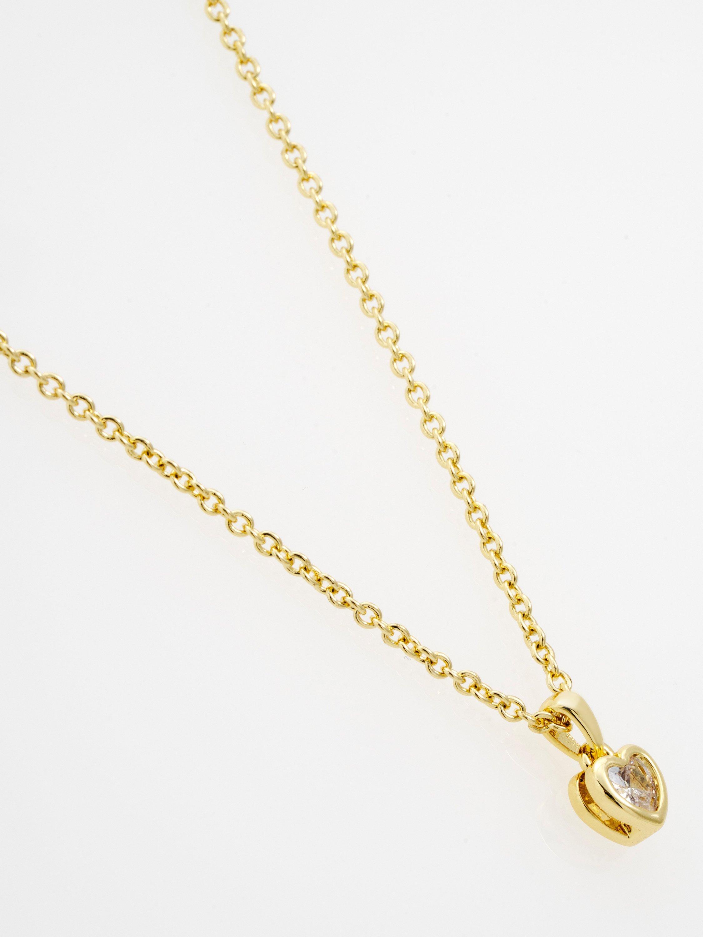Ted Baker crystal heart pendant necklace Harlow mini - British product