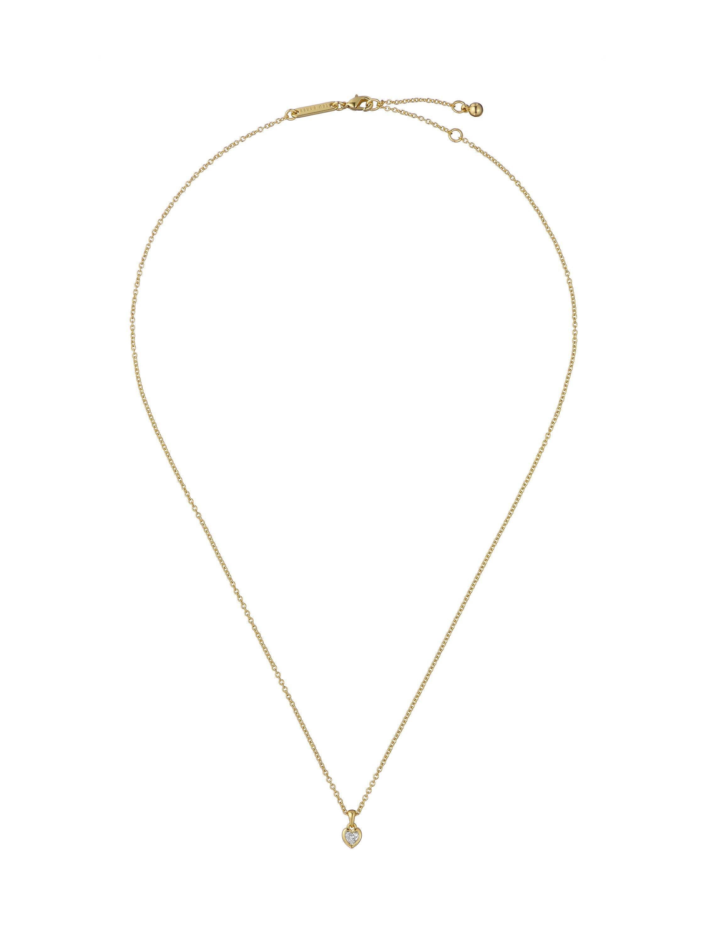 Ted Baker crystal heart pendant necklace Harlow mini - British product