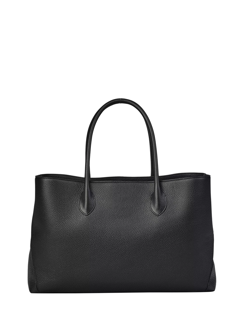 Aspinal of London leather tote bag black (British brand)