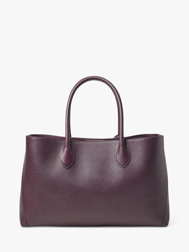 Aspinal of London leather tote bag with Bee charms (British brand)