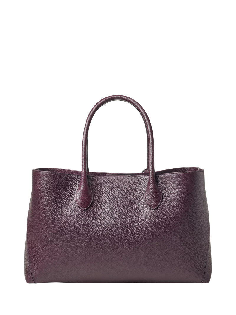 Aspinal of London leather tote bag with Bee charms (British brand)