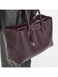 Aspinal of London leather tote bag with Bee charms (British brand)