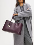 Aspinal of London leather tote bag with Bee charms (British brand)