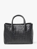 Aspinal of London woven leather midi tote bag (British brand)