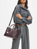Aspinal of London Navy Midi tote bag, imported from the UK