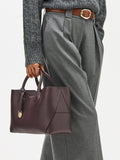 Aspinal of London Navy Midi tote bag, imported from the UK