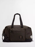 Barbour waxed cotton holdall Olive/Black, UK version