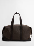 Barbour waxed cotton holdall Olive/Black, UK version