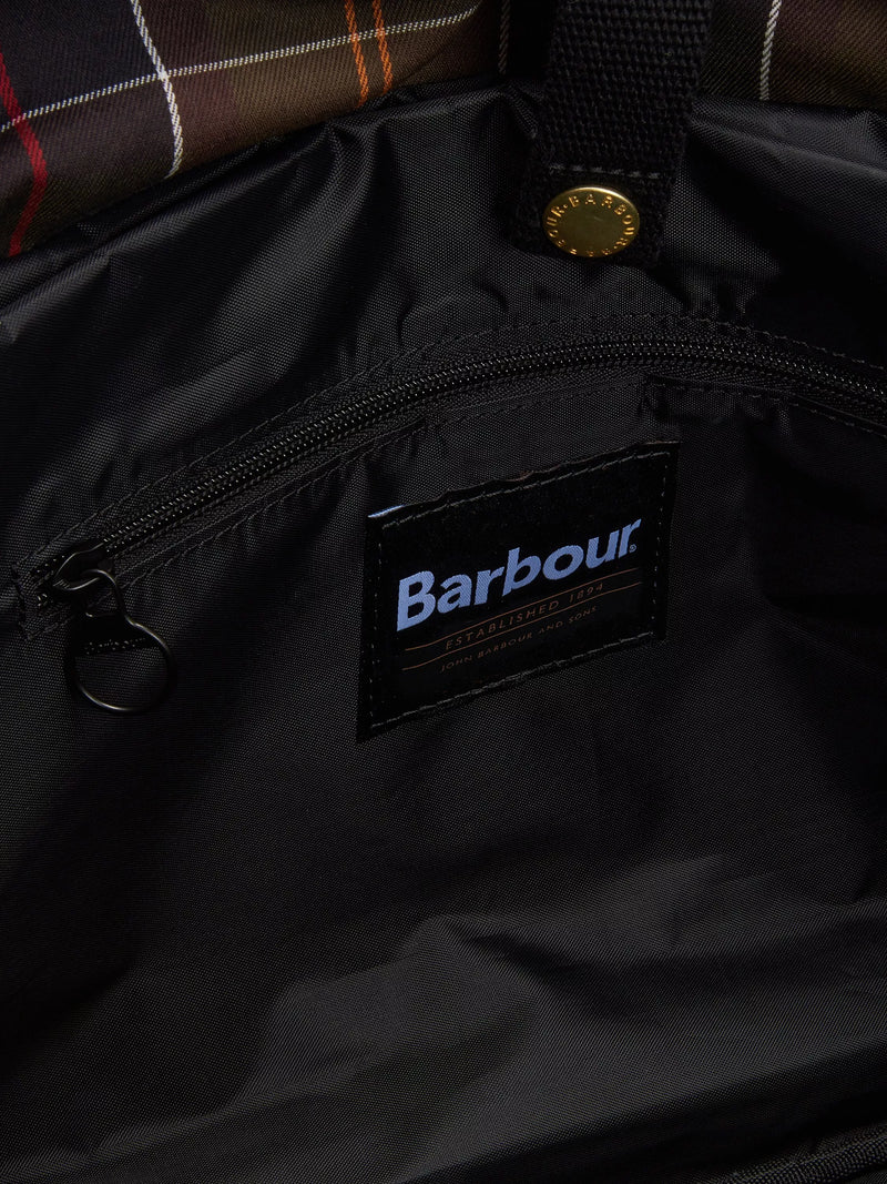 Barbour waxed cotton holdall Olive/Black, UK version
